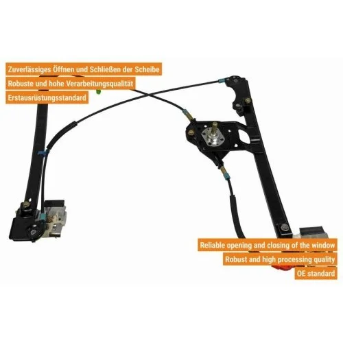 Склопідйомник VAICO Green Mobility Parts V10-6116 для SEAT SKODA VW VAG, фото №2