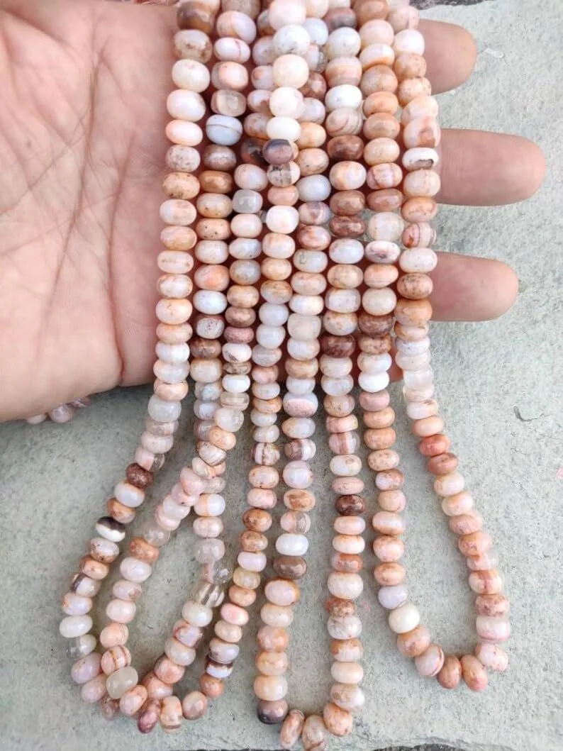 Бусины Опал круглые граненые 6-7 мм, нить длиной 40 см, драгоценные камни для ожерелья и браслета, фото №1