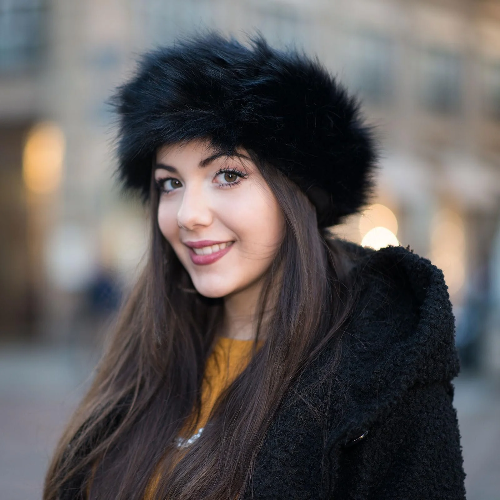 Хутряна Пов'язка на Голову Жіноча Зимова, фото №3