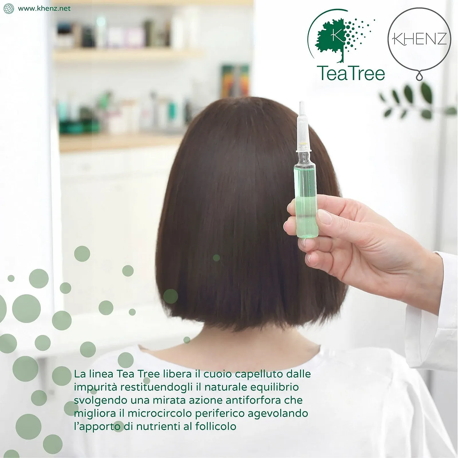 Ампули KHENZ Tea Tree проти випадіння волосся 12 ампул по 7 мл, фото №2