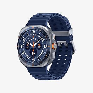 Смарт-годинник Samsung Galaxy Watch Ultra (2025) 47 мм, титановий корпус, титановий синій, LTE, 64 ГБ пам'яті - Фото 1