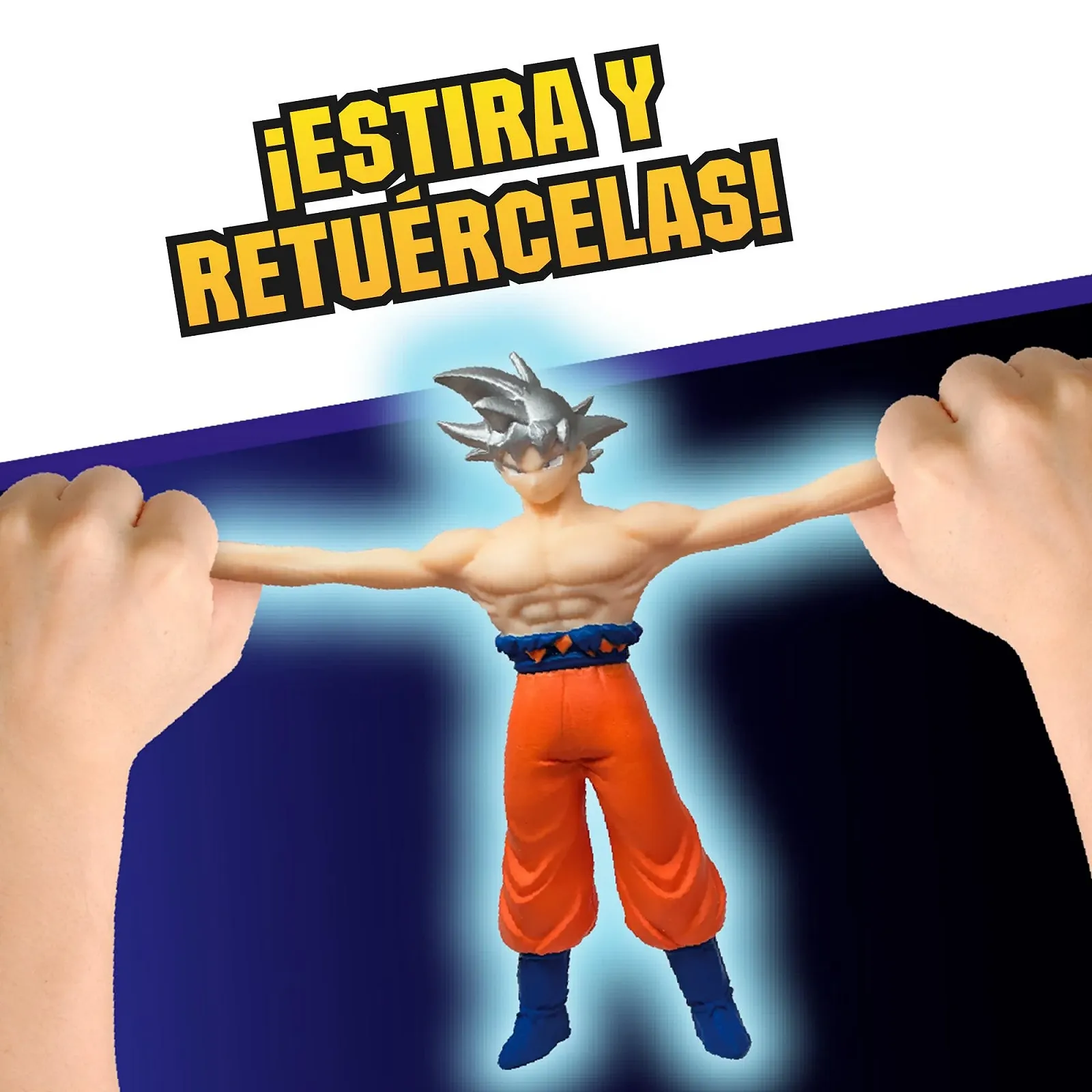 Фигурка Bizak Monsterflex Dragon Ball Goku Blue Super Saiyan эластичная 25 см, фото №7 Фигурка Bizak Monsterflex Dragon Ball Goku Blue Super Saiyan эластичная 25 см, фото №7