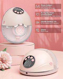 Молокоотсос электрический Wagxoey Pink synthetic.ua - Фото 1