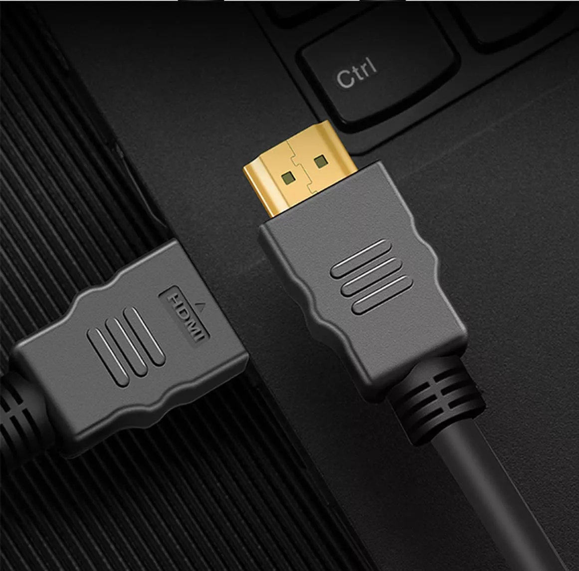 Кабель Grand-X (HDP-4K) HDMI-HDMI 4K Cu 1.5м, чорний, фото №1