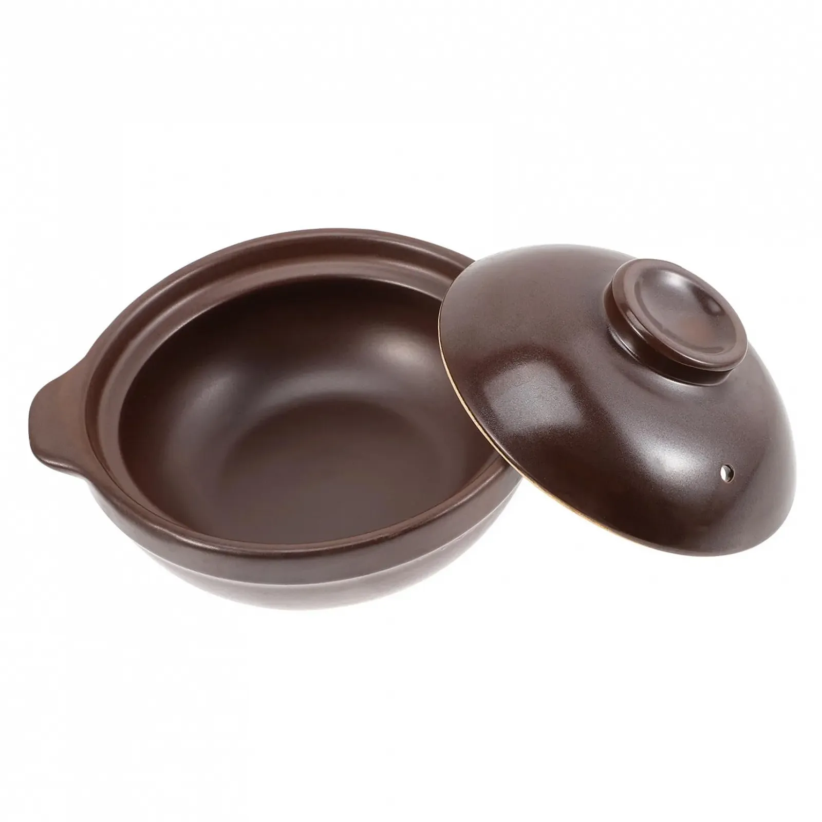 Кастрюля-сотейник Ciieeo Household Многофункциональная с крышкой для риса и пасты Коричневая, фото №1