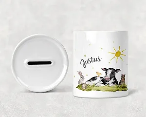 Скарбничка Mikalino Animals from the Farm керамічна synthetic.ua - Фото 1