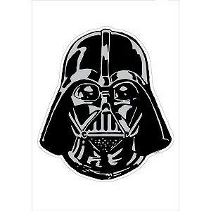 Наклейка Star Wars Darth Vader Full Face Maxi Sticker 65.4 x 73.3 см - Фото 1