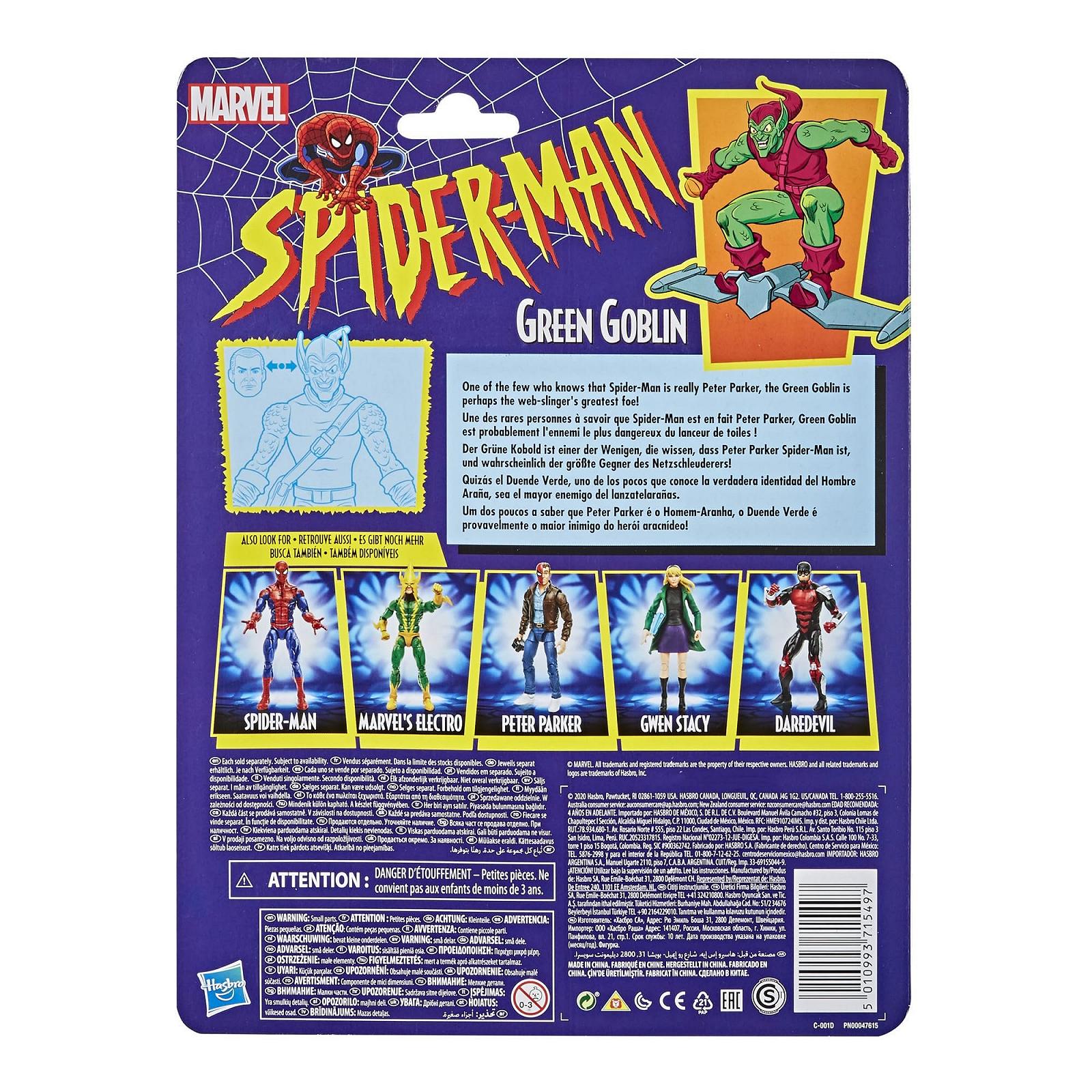 Фігурка Spider-Man Hasbro Marvel Legends Series Зелений Лепрекон, 15 см, фото №3
