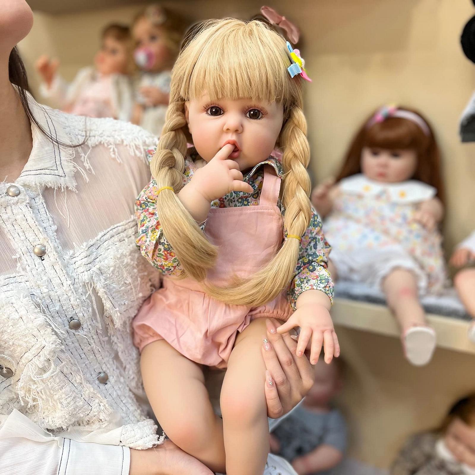 Кукла MineeQu Real Baby 24 Inch Вес мягкая реалистичная, фото №2