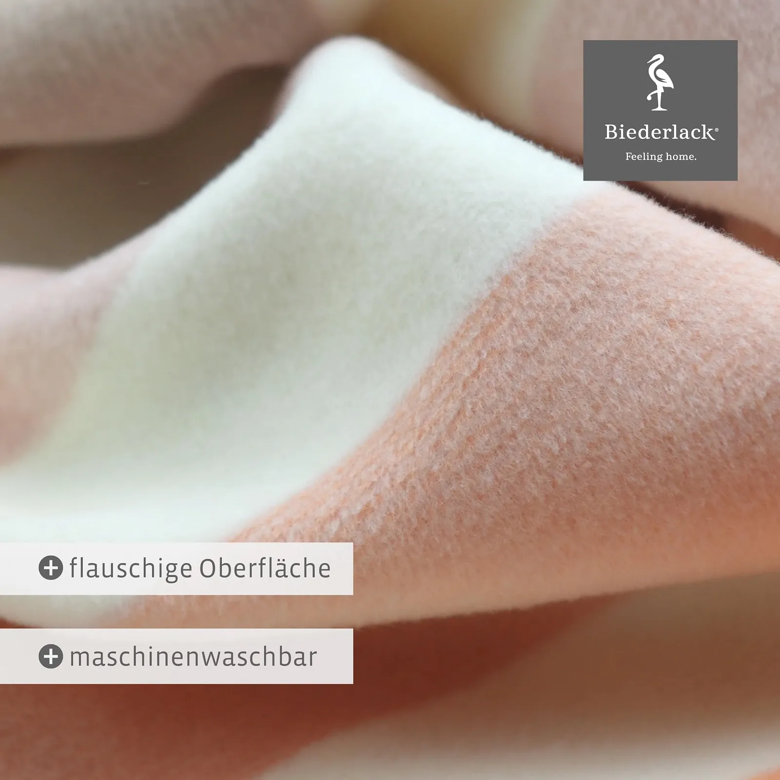 Плед Biederlack Soft Cuddly 'Natural Horizon' I Сделано в Германии I Полосатый плед в натуральных тонах I Покрывало 150 x 200 см I Плед для дивана из хлопка и полиакрила I Oeko-Tex Made in Green, фото №4