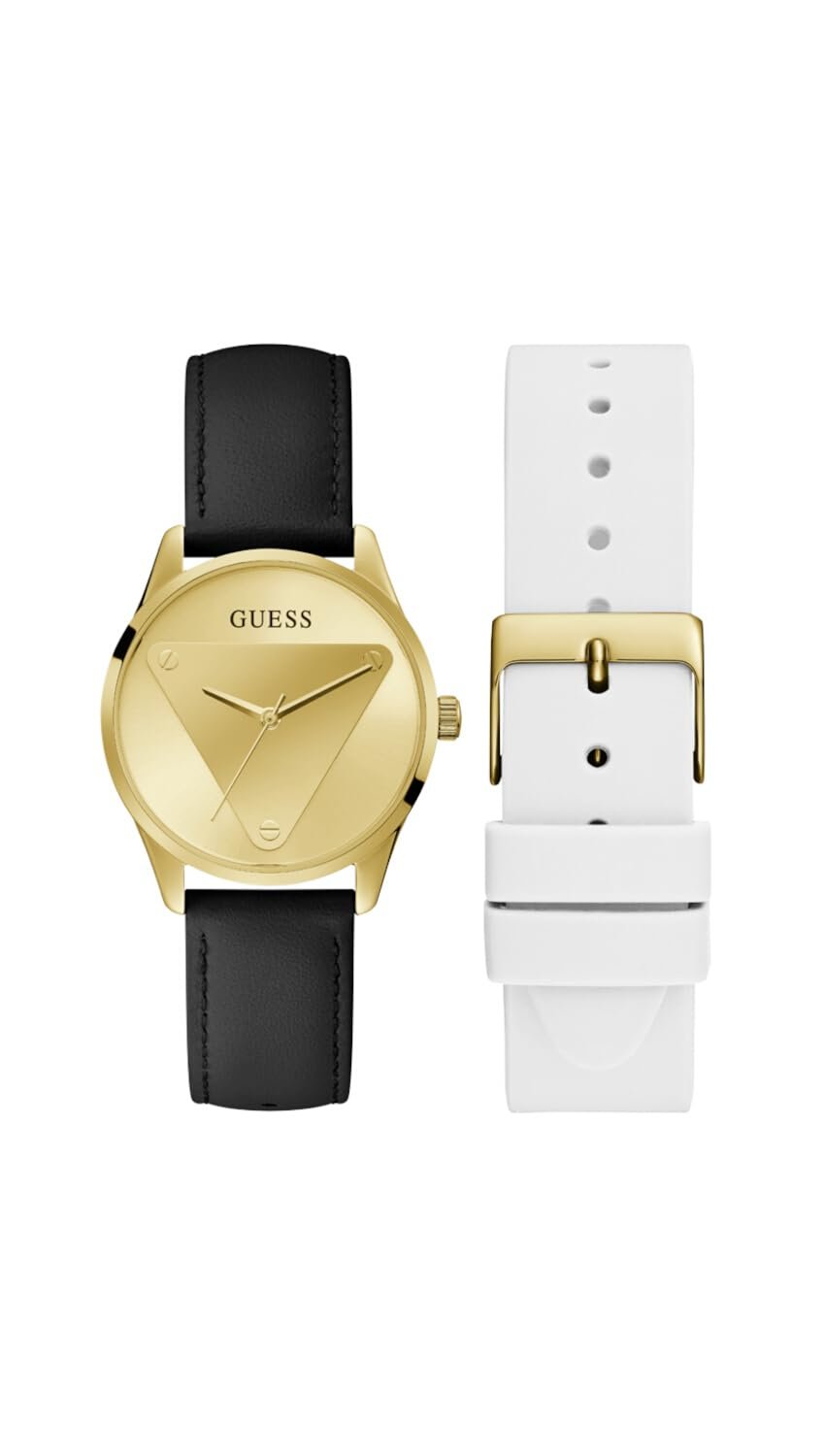 Жіночий аналоговий кварцовий годинник GUESS GW0642L1 Ремінець з нержавіючої сталі, чорний, 36 мм, фото №1 Жіночий аналоговий кварцовий годинник GUESS GW0642L1 Ремінець з нержавіючої сталі, чорний, 36 мм, фото №1