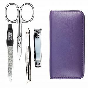 Купити Набір для манікюру 4 предмети в дорожньому футлярі (Фіолетовий) - Фото 1 Набір для манікюру 4 предмети в дорожньому футлярі (Фіолетовий) - Фото 1