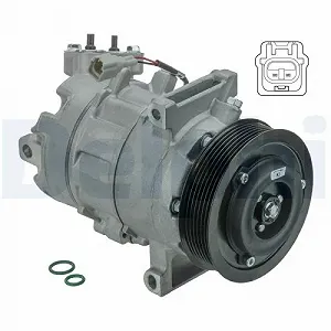 Компрессор кондиционера DELPHI CS20502 для RENAULT synthetic.ua - Фото 1