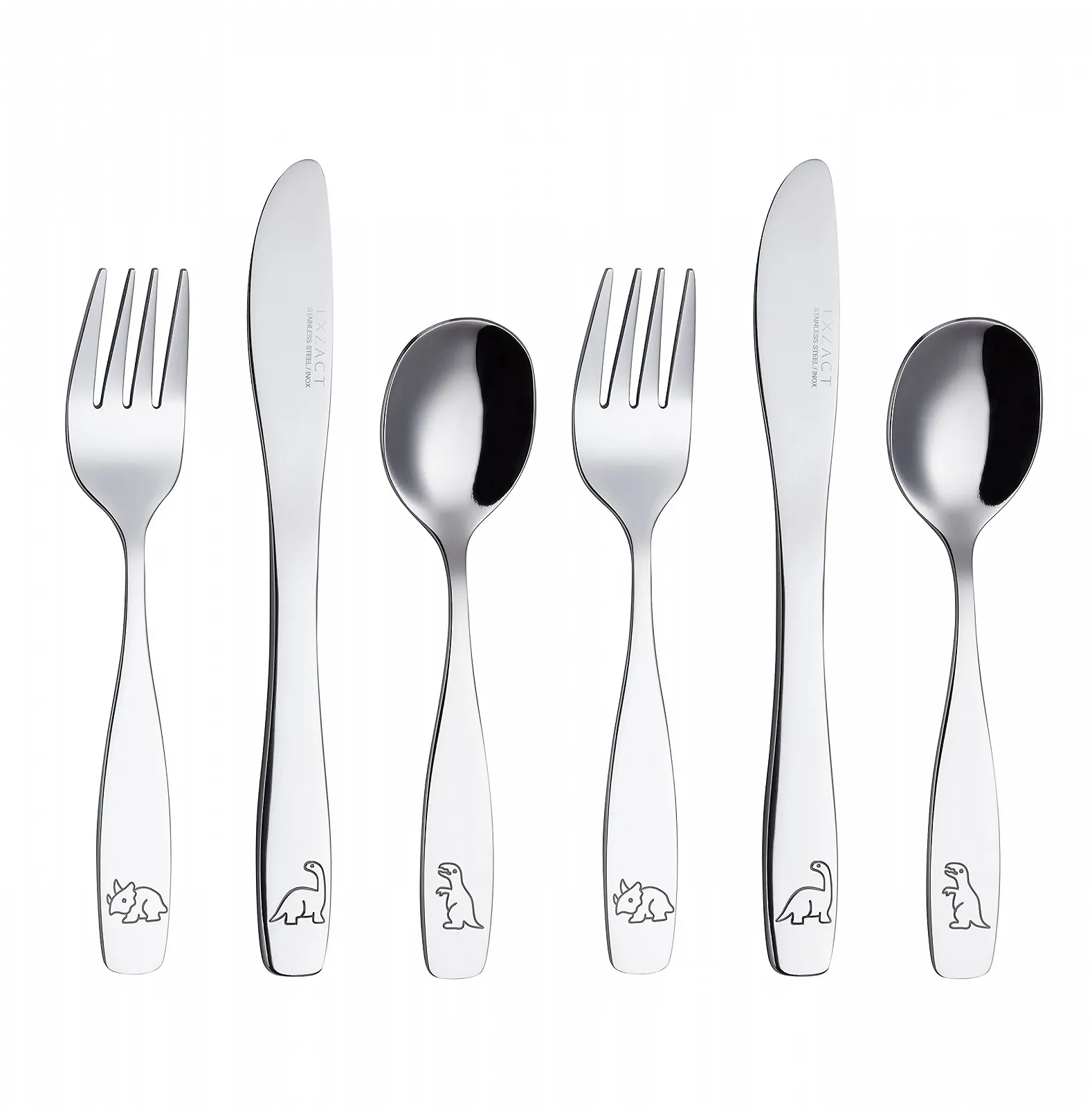 Набір дитячих столових приборів EXZACT, нержавіюча сталь, фото №1 Набір дитячих столових приборів EXZACT, нержавіюча сталь, фото №1