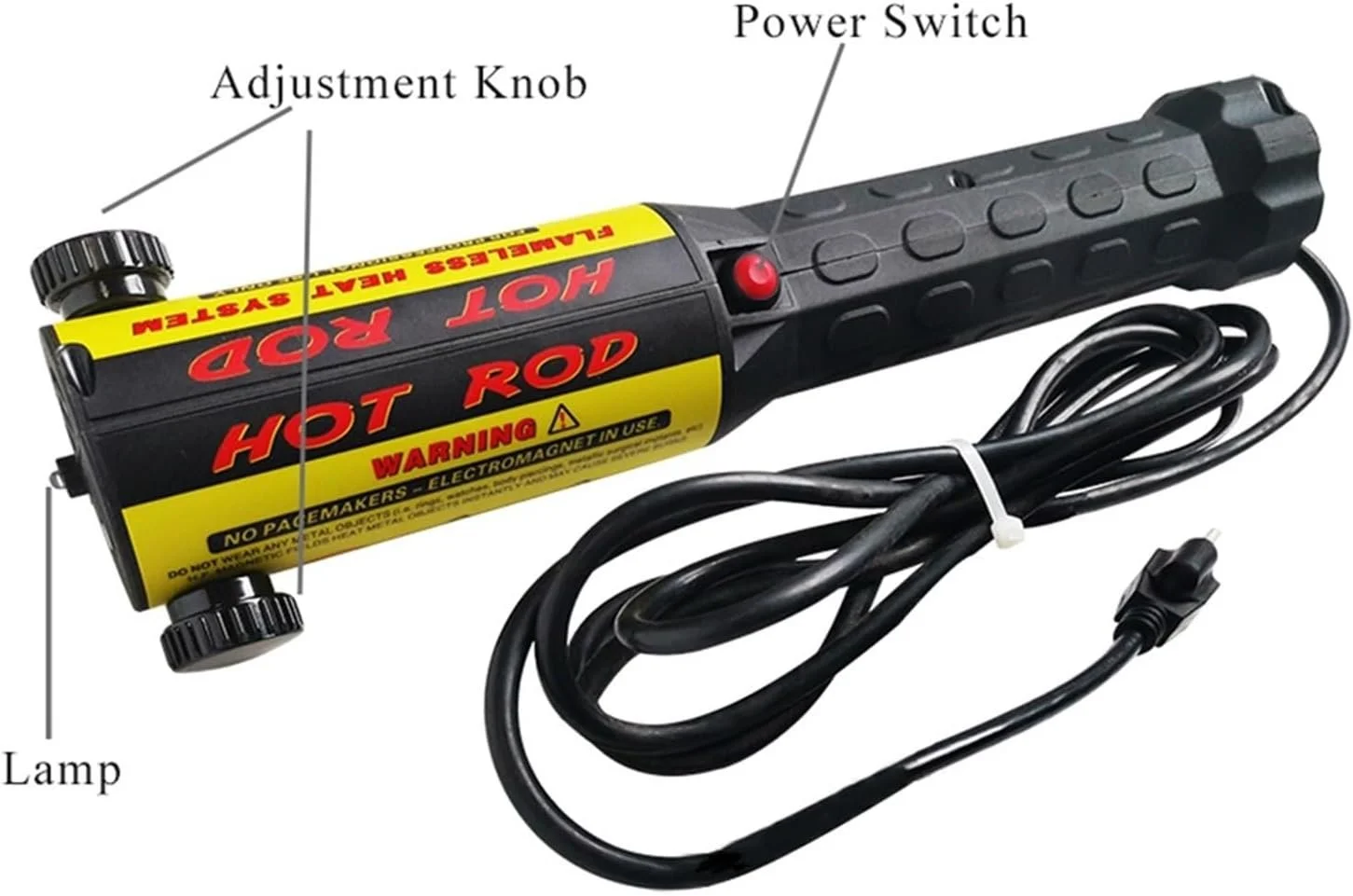 Портативний нагрівач індукційний SOLARY H7E / 1 кВт / Чорний, фото №2 Портативний нагрівач індукційний SOLARY H7E / 1 кВт / Чорний, фото №2