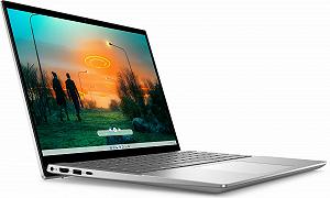 Ноутбук Dell Inspiron 14 5435 14"IPS WVA WUXGA Ryzen 7 7730U 16/512GB підсвітка+сканер відбитку Silver synthetic.ua - Фото 1