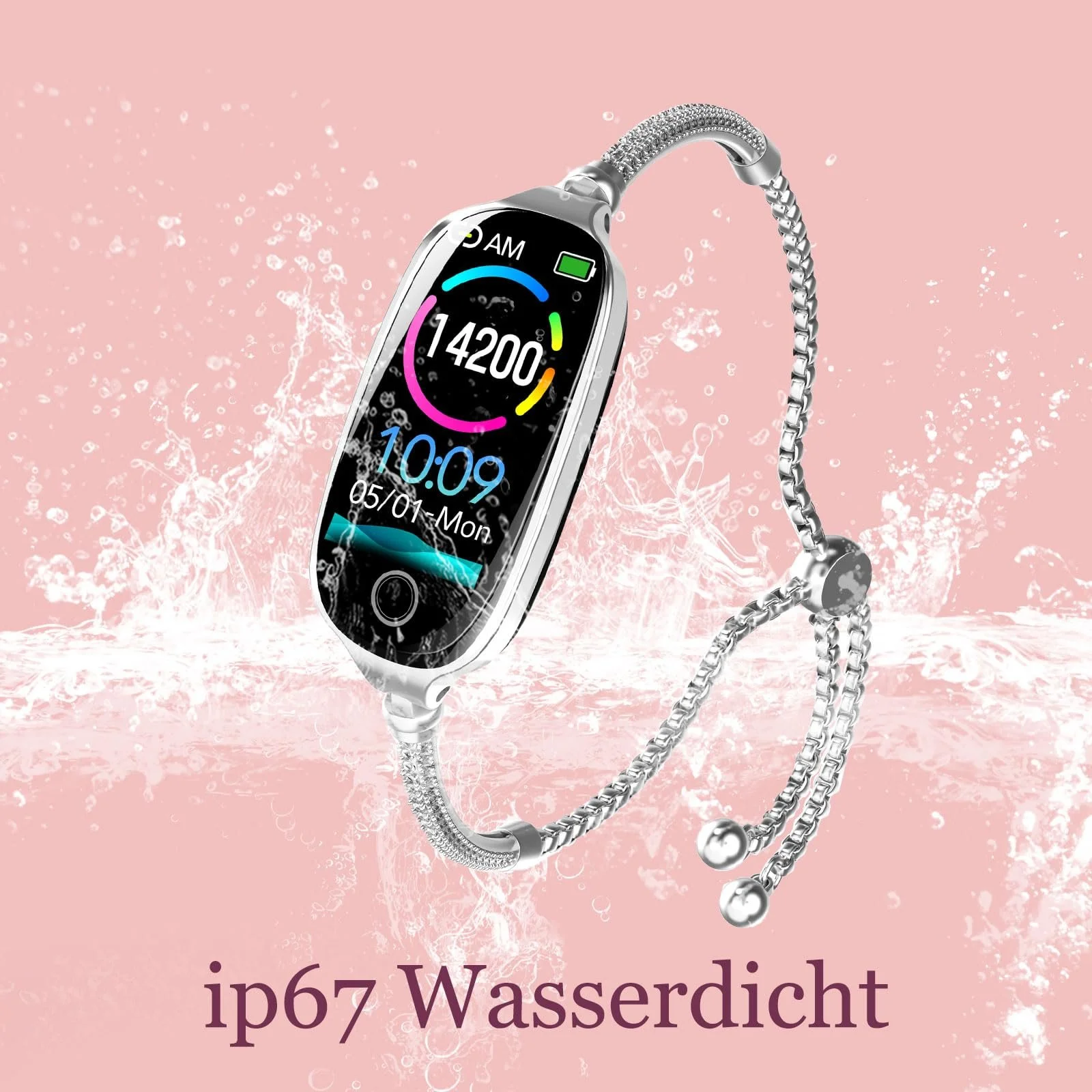 Смарт-часы Женские Серебряные, фото №4