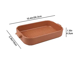 Форми для випікання керамічні прямокутні з ручкою (B) synthetic.ua - Фото 1