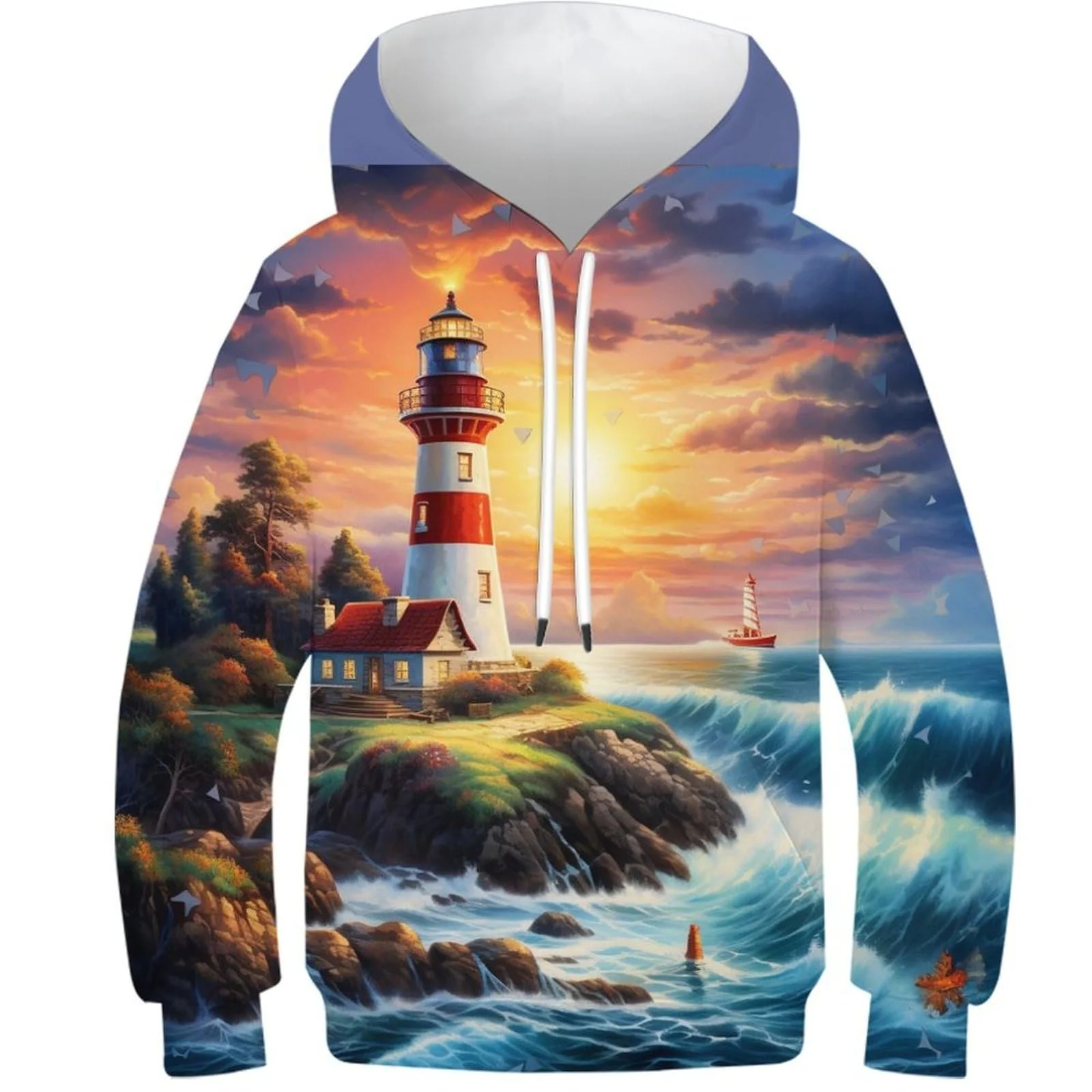 Худі KHHKJBVCE Leopard 3D для дітей, спортивний, фото №1