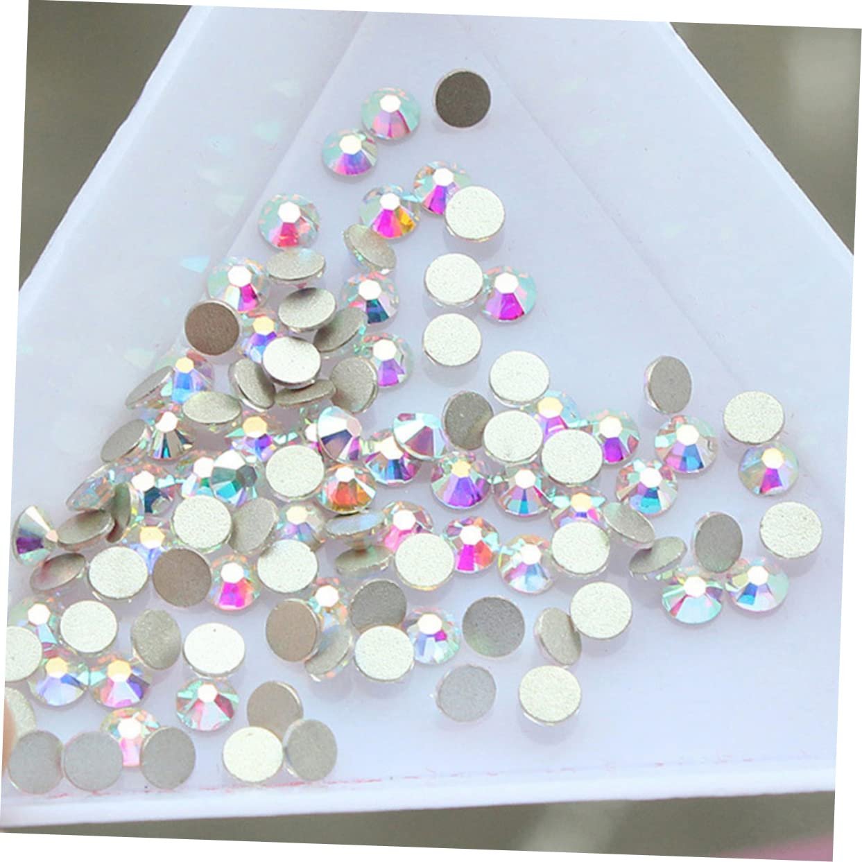 Стразы для ногтей FRCOLOR Kristall AB, 1440 шт, смешанные, плоские, для декорирования ногтей, блестки для УФ-геля, акриловых ногтей и лака для ногтей, фото №9
