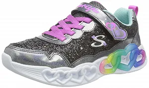 Кроссовки Skechers Infinite Heart Lights Fresh Love для девочек - Фото 1