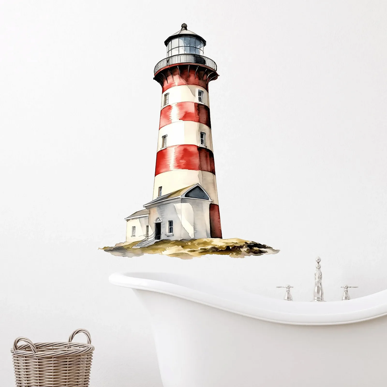 Наклейка на стіну GRAZDesign Lighthouse North Sea 39 x 30 см, фото №2
