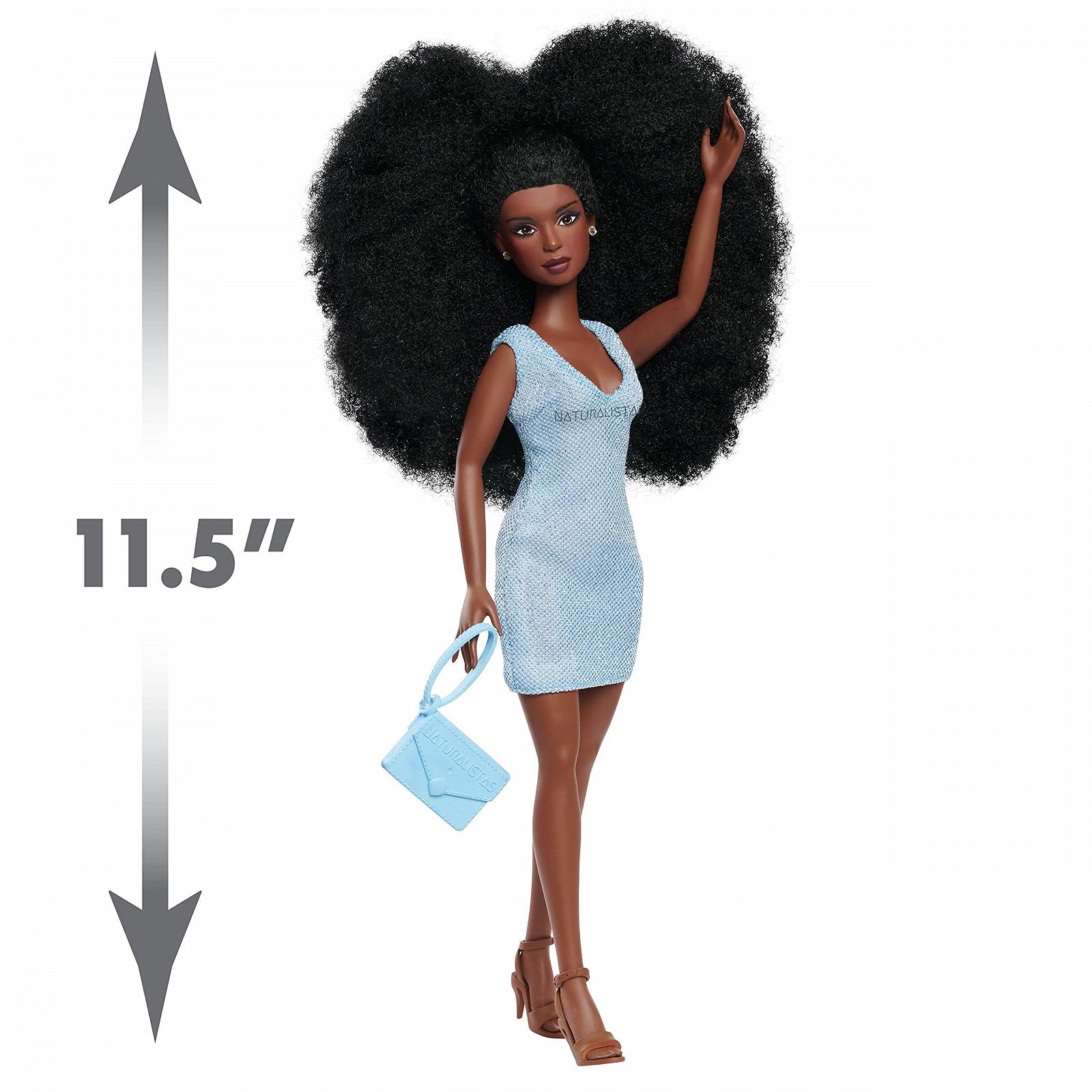 Лялька Just Play Naturalistas Liya 4C Textured Hair Deep Brown Skin Tone, фото №4