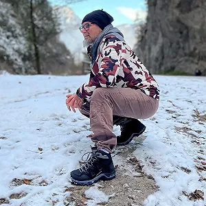 Ботинки Alpina Robin Мужские Кожаные на Шнуровке synthetic.ua - Фото 1