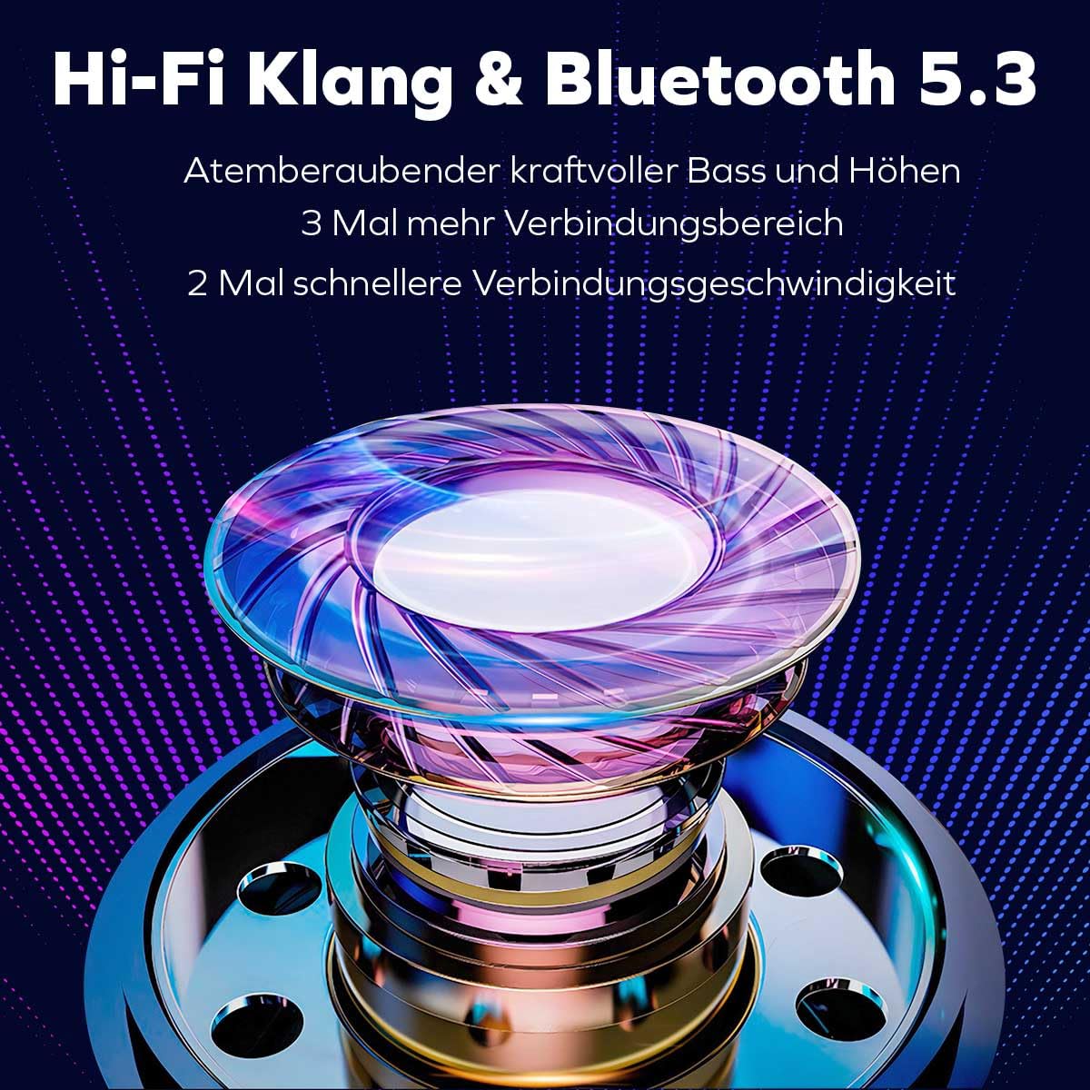 Специальное издание Woyax Bluetooth наушники HD 4 Microphone ENC Touch Control HiFi, фото №4