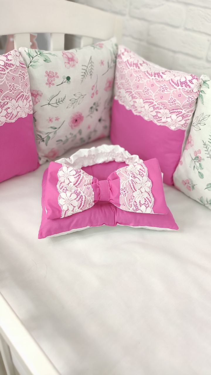 Комплект постельного белья Прованс с балдахином малина (А00328), фото №5 Комплект постельного белья Прованс с балдахином малина (А00328), фото №5