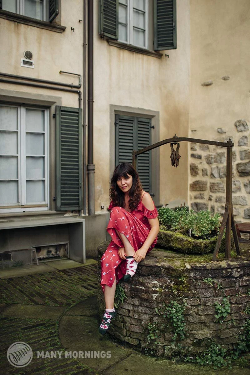 Шкарпетки щиколотки Many Mornings Cherry Blossom Unisex, фото №3 Шкарпетки щиколотки Many Mornings Cherry Blossom Unisex, фото №3