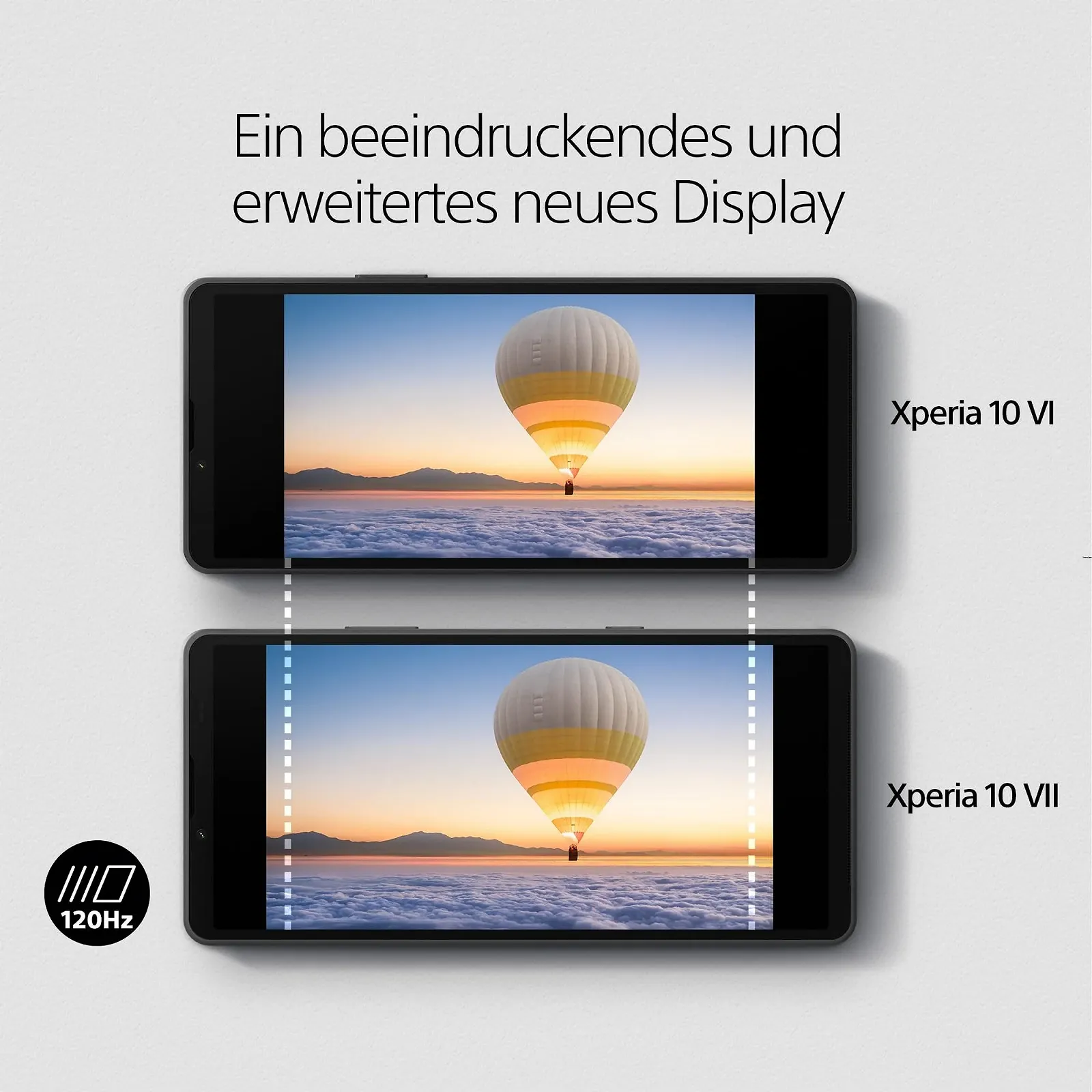Смартфон Sony Xperia 10 VII, 6.1 дюйма, OLED, 120 Гц, 5000 мАч, Три фокусных расстояния, 3.5 мм аудио, Dual SIM Hybrid, Charcoal Black, фото №4