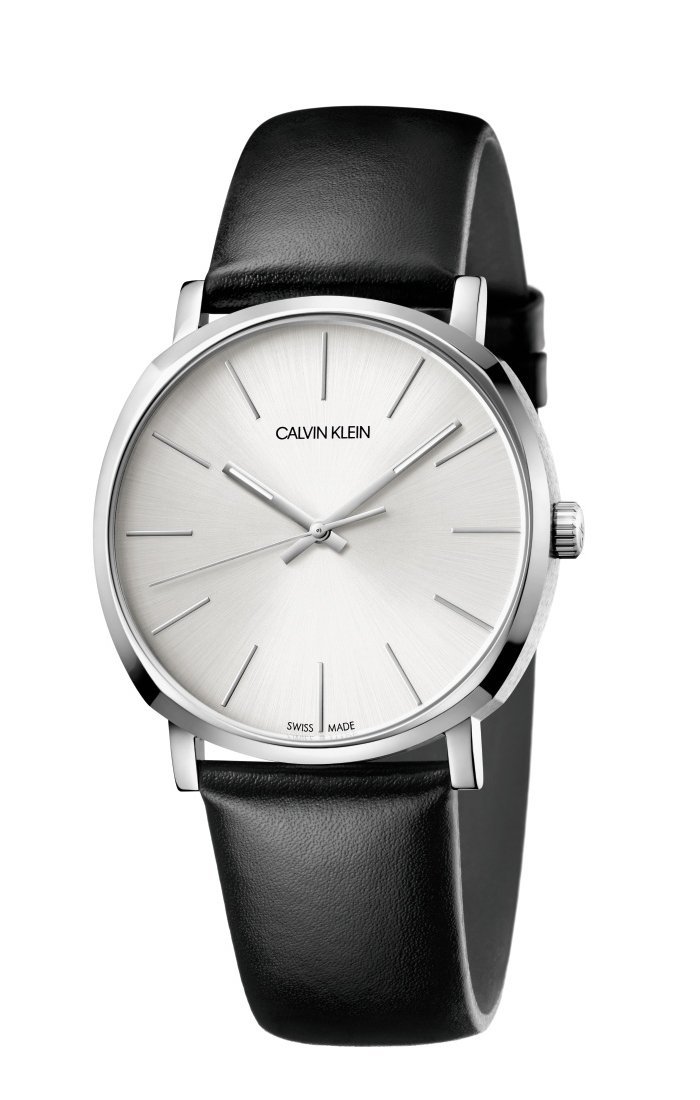 Мужские аналоговые кварцевые часы Calvin Klein K8Q311C6 с кожаным ремешком, фото №1