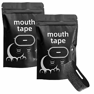 Пластирі для сну на рот (60 шт. в упаковці) гіпоалергенні, проти хропіння - Фото 1