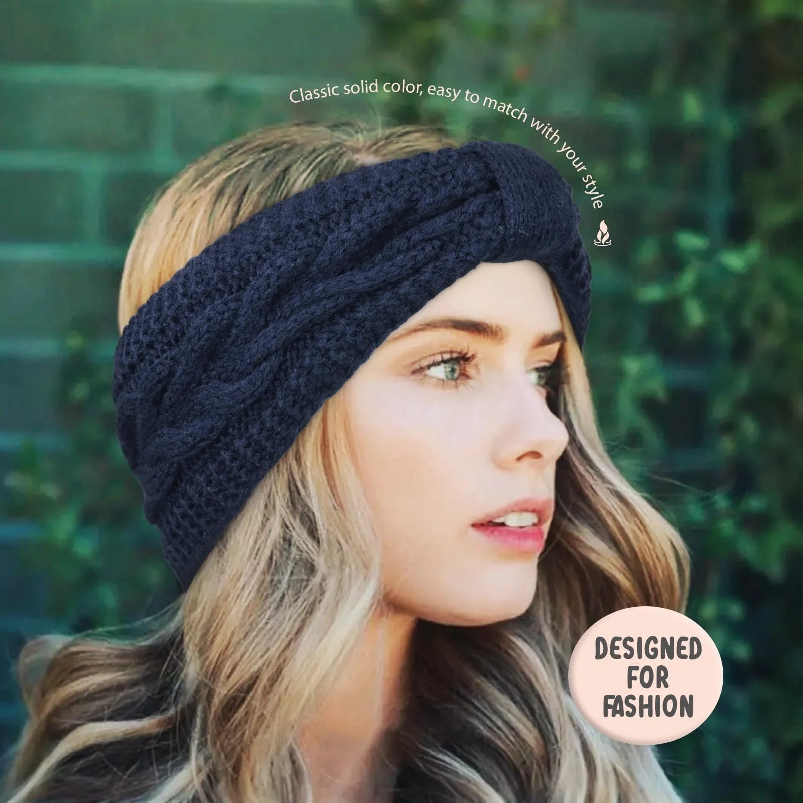 Жіноча зимова пов'язка на голову Флісова, фото №6 Жіноча зимова пов'язка на голову Флісова, фото №6