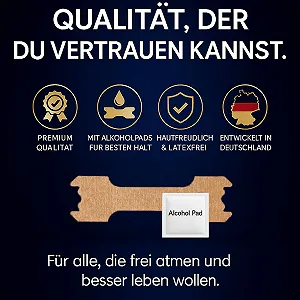 Пластыри на нос премиум класса 50 шт. Чрезвычайно крепкие synthetic.ua - Фото 1