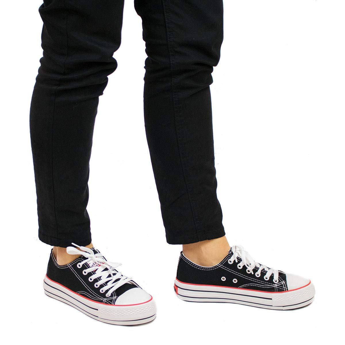 Кеди PAYMA Текстильні для жінок і чоловіків Hi-Top Low Top Low High Прості та платформа Підошва гумова, фото №8