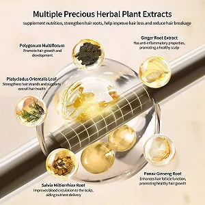 Сыворотка Neutriherbs для роста волос для женщин и мужчин с биотином и пептидами при выпадении и истончении волос для более густых и объемных волос - 30 мл synthetic.ua - Фото 1