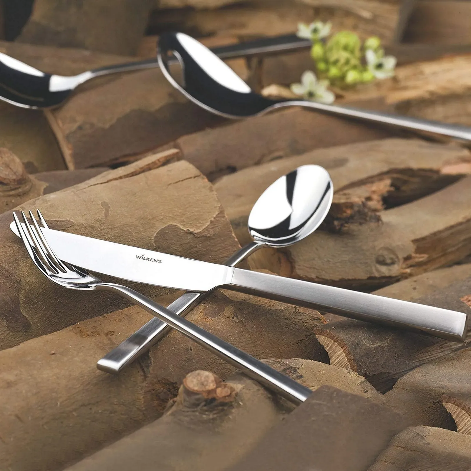 Набір столових приборів Wilkens Cantone 60 предметів, матова нержавіюча сталь 18/10, фото №3