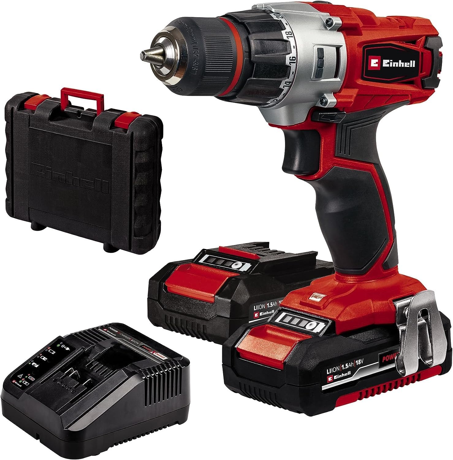 Акумуляторний Шурупокрут Einhell TE-CD 18/2 Li Power X-Change Virtual Bundles, фото №1