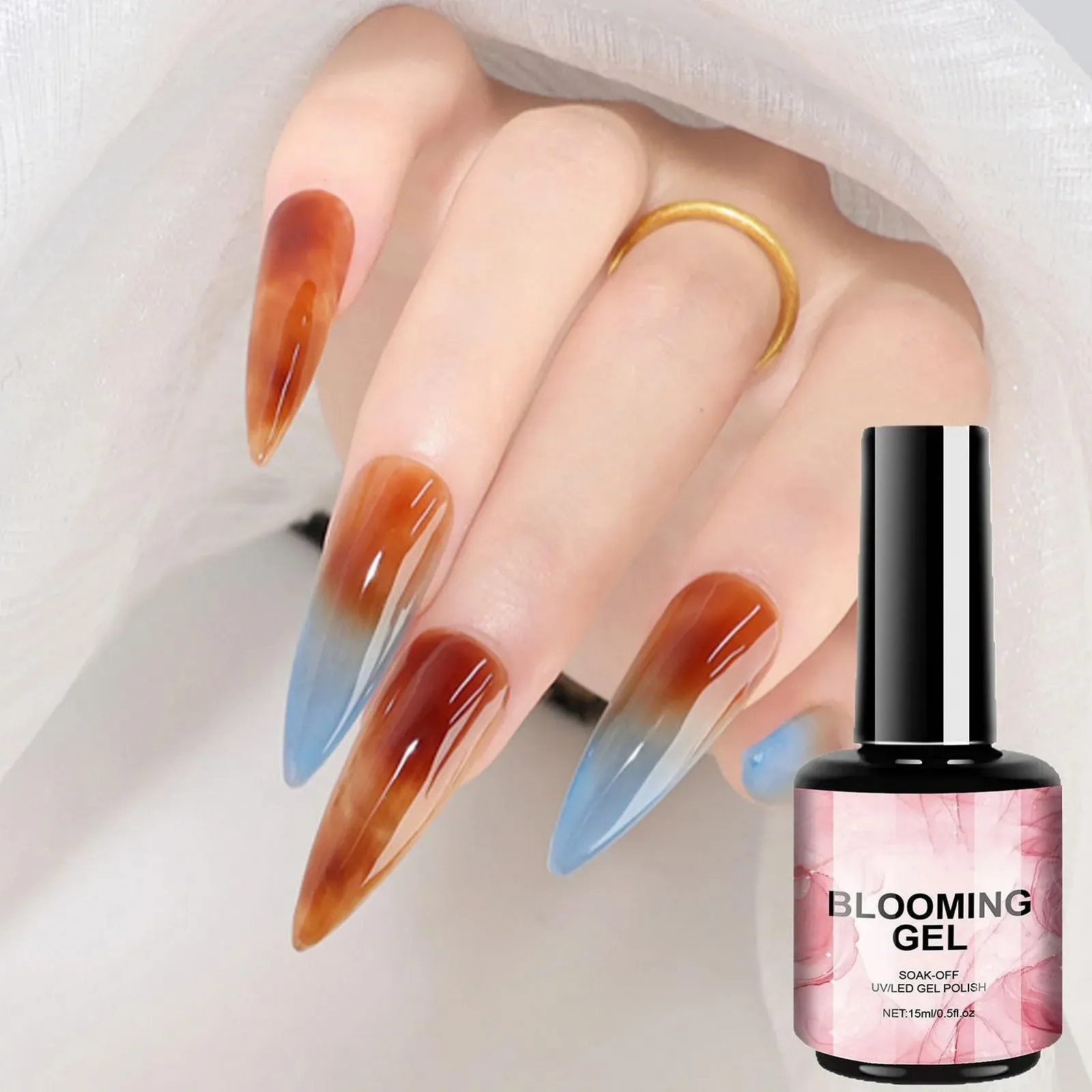 Гель Blooming Floo UV Гель-лак для ногтей Базовый гель Прозрачный 15 мл, фото №8 Гель Blooming Floo UV Гель-лак для ногтей Базовый гель Прозрачный 15 мл, фото №8