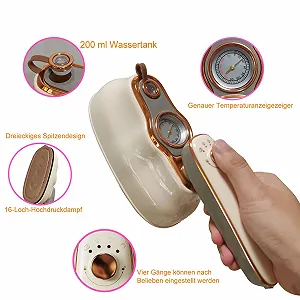 Мініпарова праска 1000 Вт Складана White/Purple synthetic.ua - Фото 1