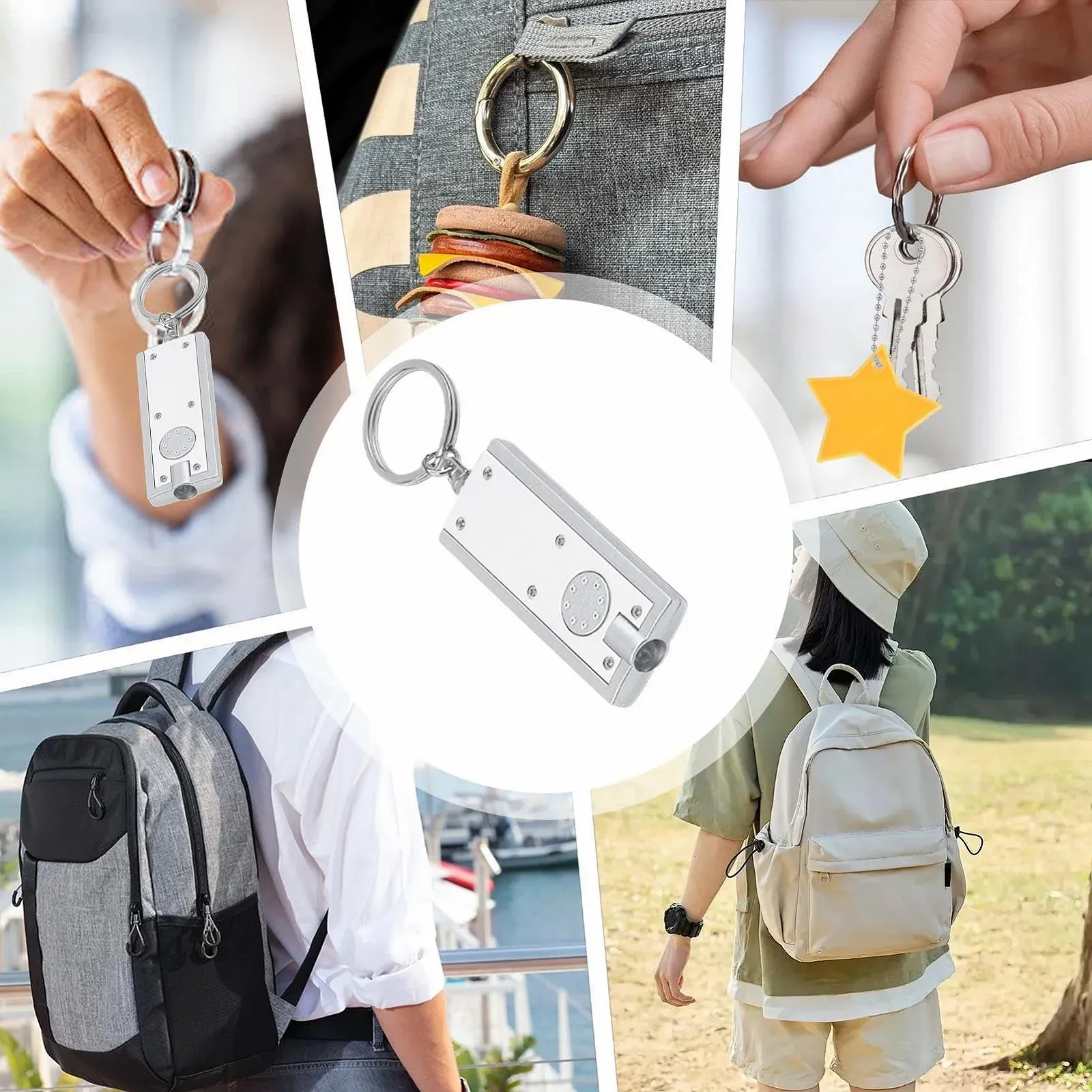 Маленький фонарик для ключей LED, фото №4