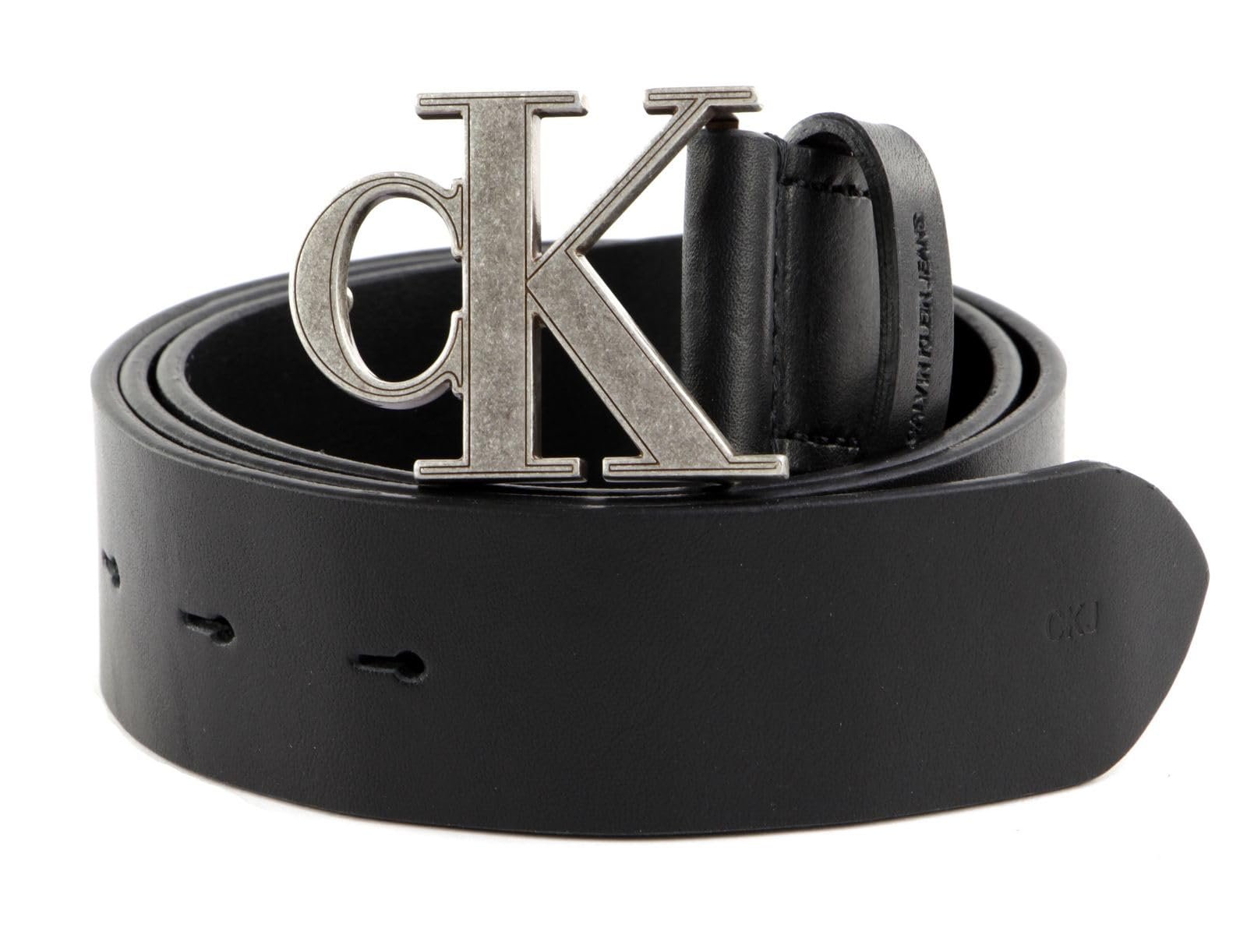 Ремень Calvin Klein CKJ Mono Hardware W105 Черный, черный, фото №1