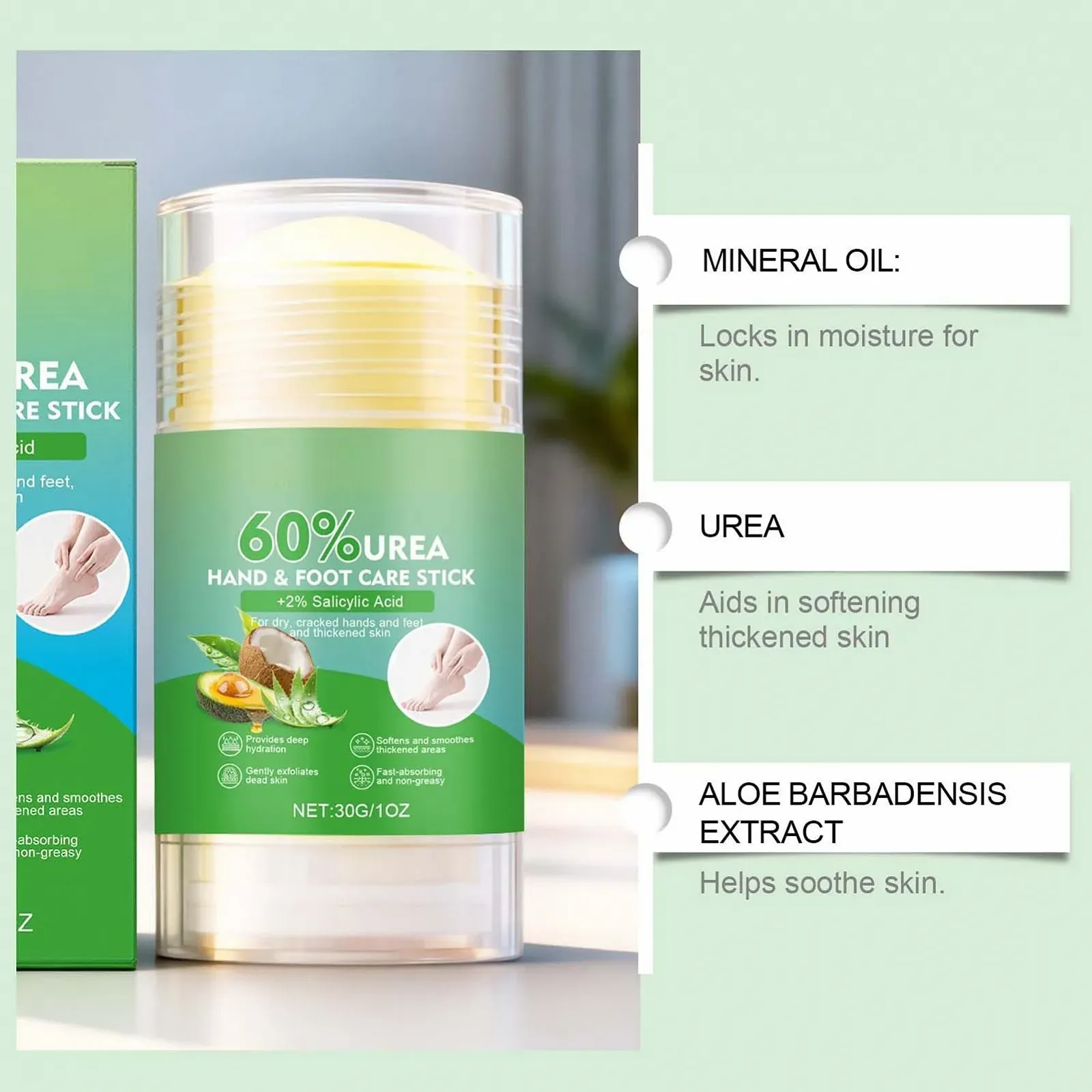 Олівець-бальзам для п’ят Heel Care Pen відновлювальний та зволожувальний для колін та ліктів, фото №9