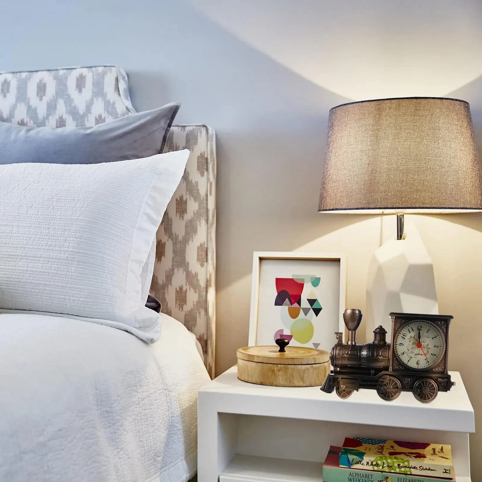 Будильник Настільний у стилі ретро потяга VOSAREA Пластиковий Паровоз, фото №3 Будильник Настільний у стилі ретро потяга VOSAREA Пластиковий Паровоз, фото №3