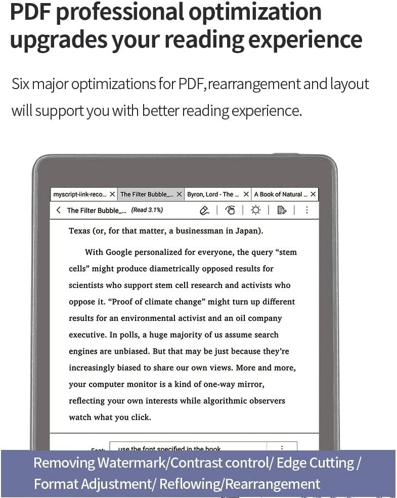 Електронна книга 7.8" Meebook P78 Pro / 32Gb / Android 11 / Wi-Fi / Bluetooth / Micro SD / E-Ink екран (1404 x 1872) / Сірий, фото №6