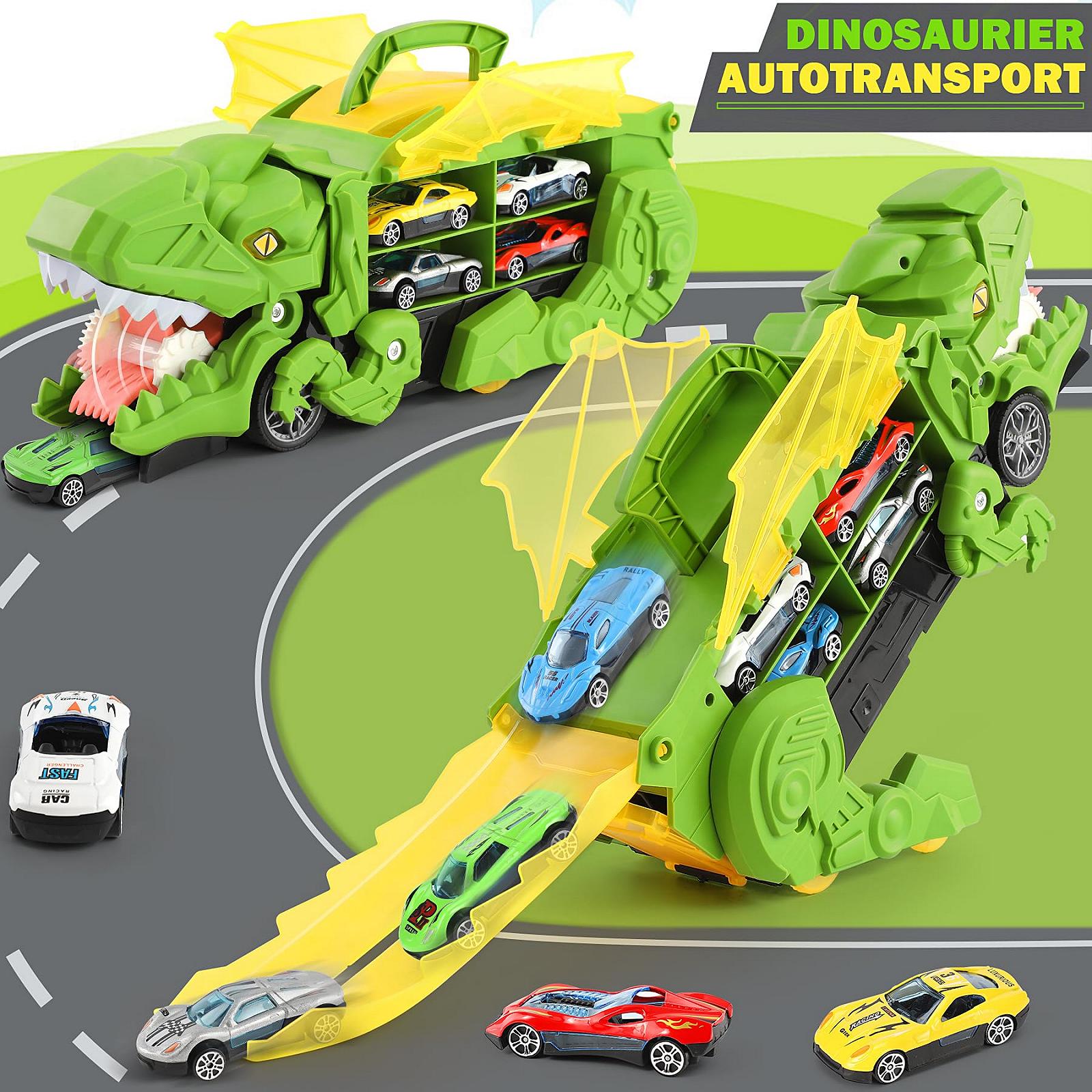 Іграшкова вантажівка Dinosaur Transporter Toy зелена, фото №5