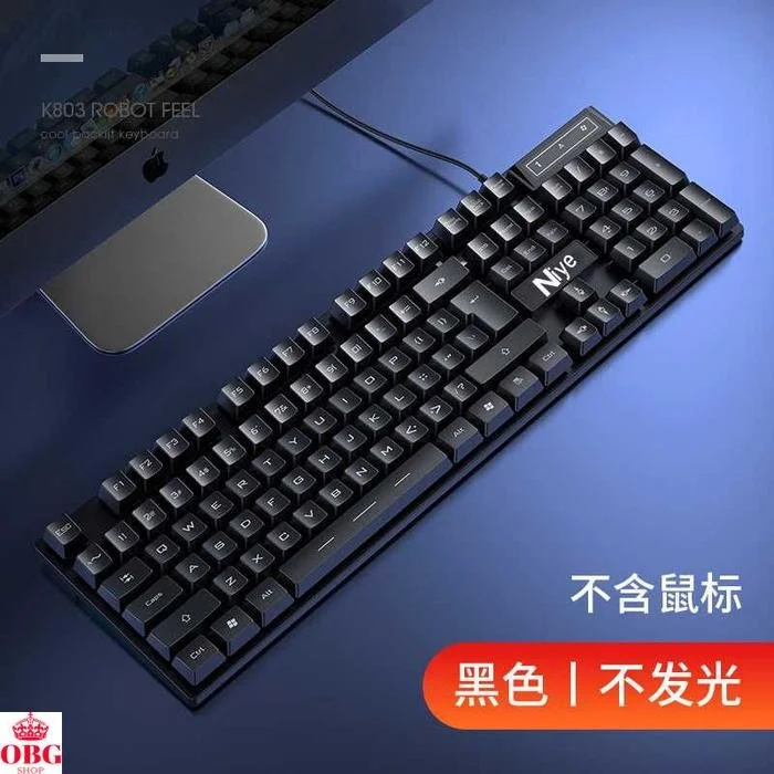 Ігрова клавіатура NIYE K803 / Механічна / USB / RGB підсвітка / UKR / Black, фото №3