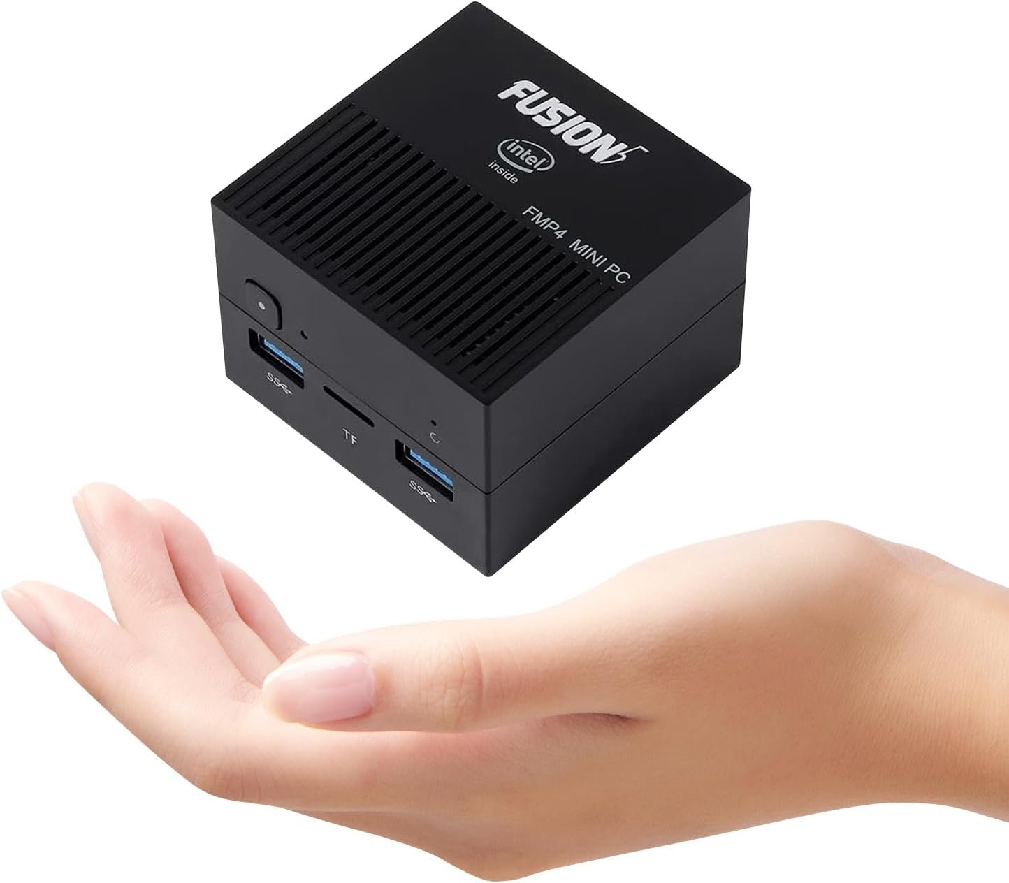 Міні ПК Fusion5 FMP4 / Intel N4120 / RAM 8GB / SSD 128GB / 1 x HDMI / Wi-Fi 5 / Bluetooth 4.2 / Windows 11 Home / Чорний, фото №1